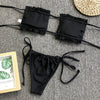 Sandy's Pleated Bandeau Bikini