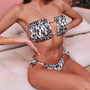Sandy's Pleated Bandeau Bikini