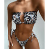 Sandy's Pleated Bandeau Bikini